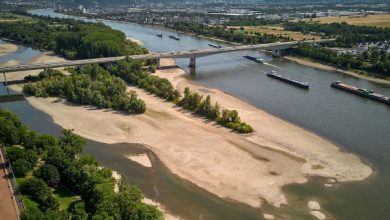 Photo of Историческая засуха осушает реки Европы и парализует судоходство